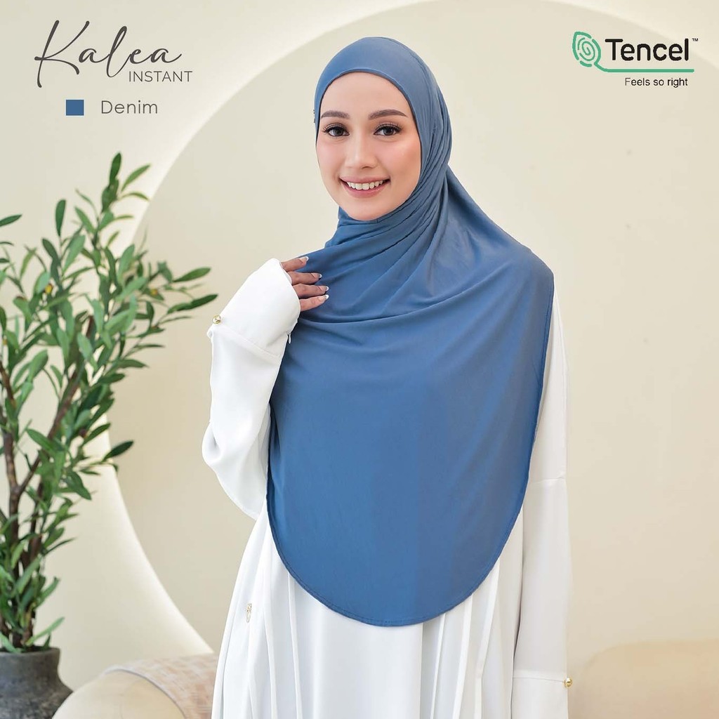 AMILY Kalea Hijab Instan Jilbab Bergo Tencel Modal Terbaru Polos Premium