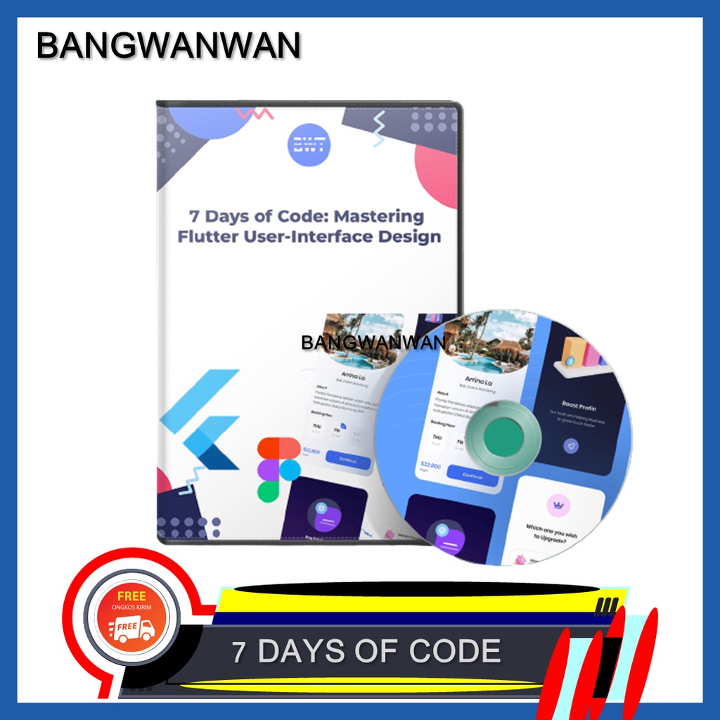 Jual Ecourse 7DAYS Flutter Design UI BWT TERMURAH | Shopee Indonesia