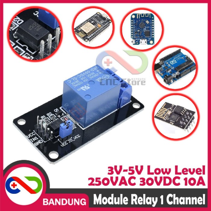 Jual RELAY 1 CHANNEL RELAY 5V WITH OPTOCOUPLER PROTECTION FOR ARDUINO ...