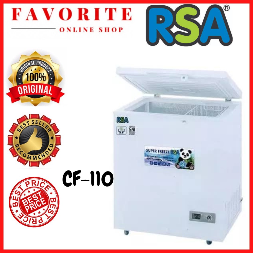 Jual Chest Freezer Rsa Liter Cf Chest Freezer L Cf Shopee Indonesia