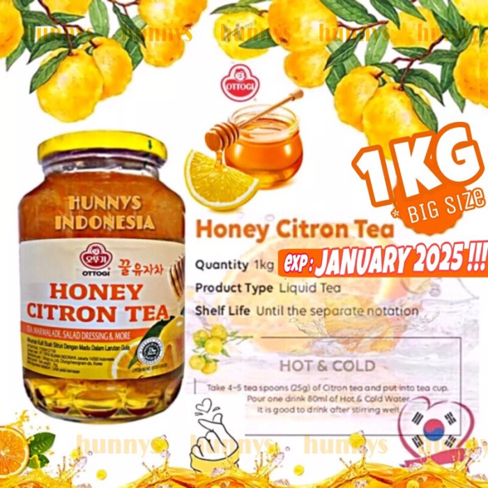 Jual BD-776 Yuzu Korea Yujacha Honey Citron Tea Ottogi Original Korea ...