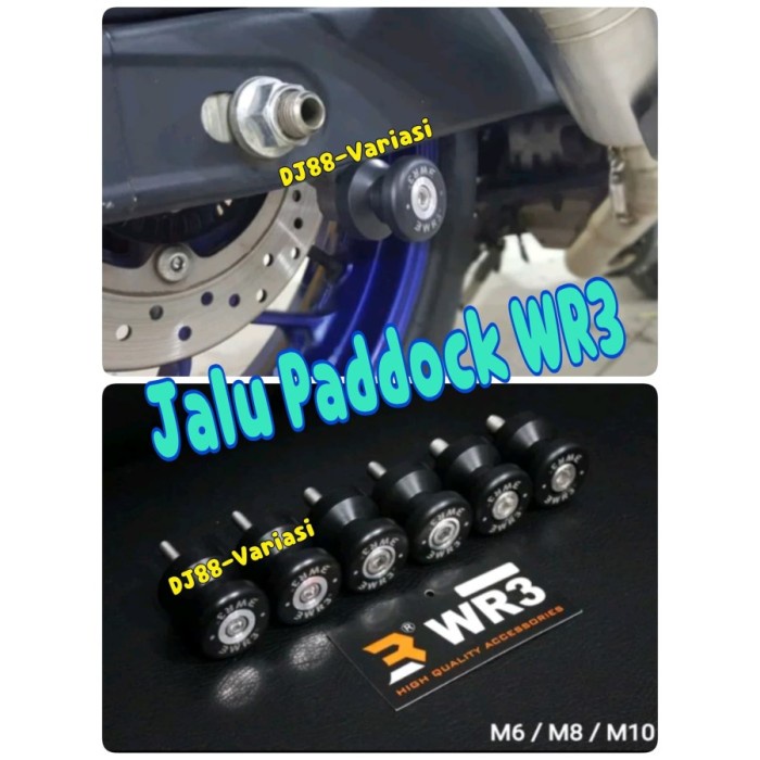 Jual NEW- Jalu paddock wr3 M6 r15 v3 vva yamaha r25 mt25 m6 baut pedok ...