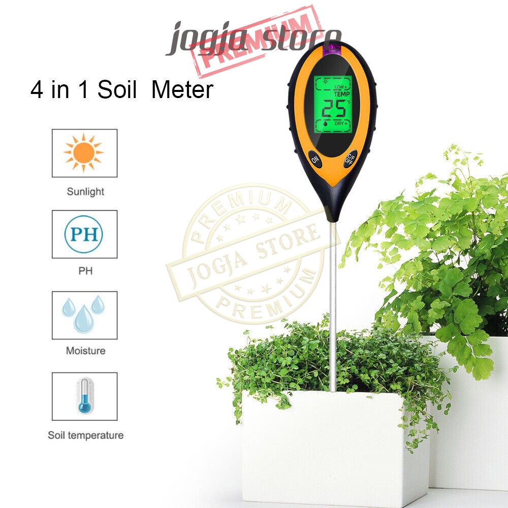 Jual Alat Ukur Ph Tanah In Digital Soil Ph Meter Moist Analyzer Tester Shopee Indonesia