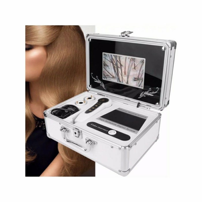 Jual ALAT ANALISA CEK KULIT DAN RAMBUT DILENGKAPI LAYAR TV LCD/ 7 INCI ...