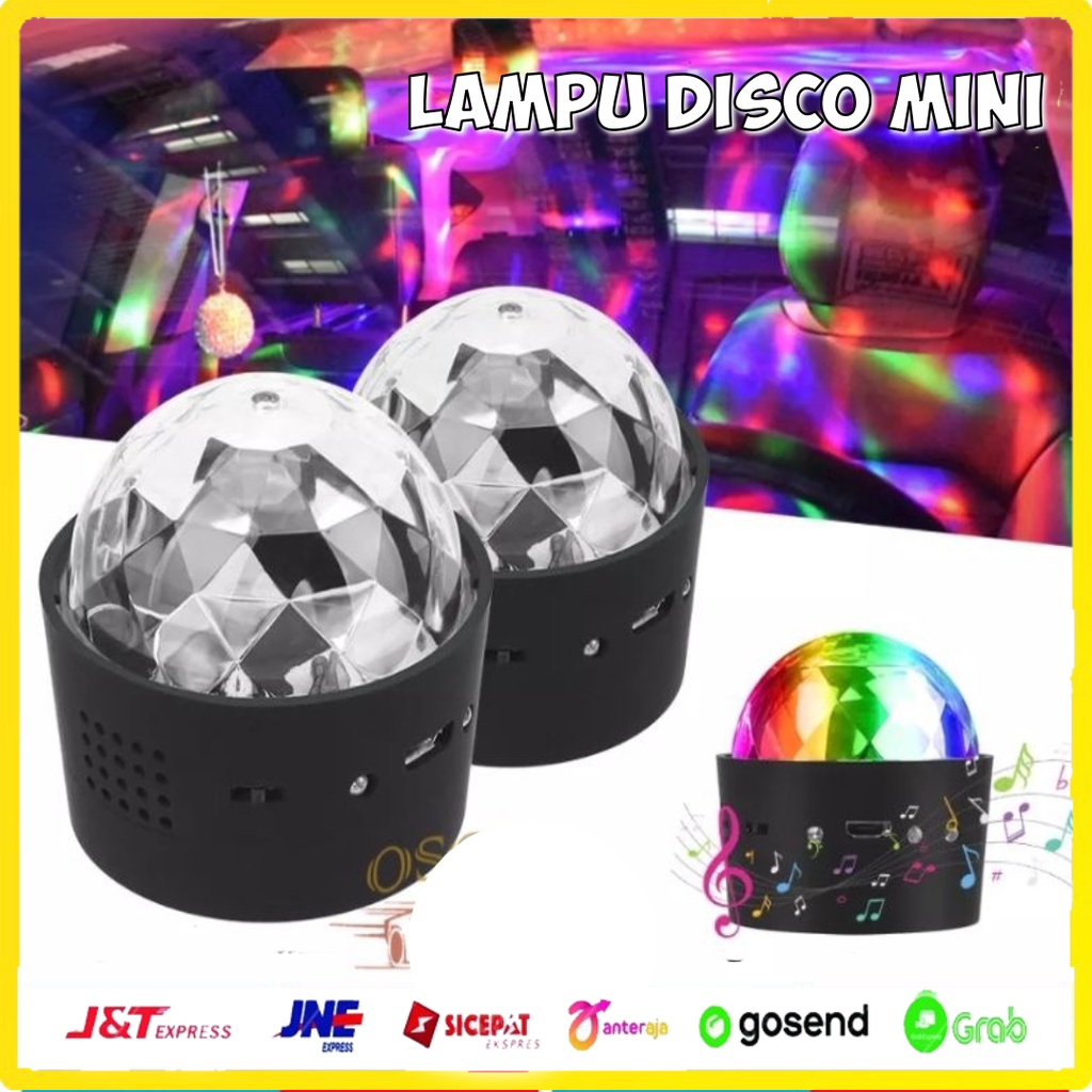 Jual Lampu Disko RGB Sensor Musik Colok USB Disco Car Light Lampu ...