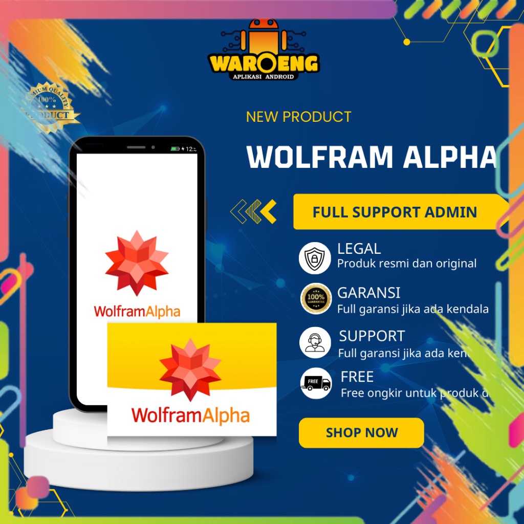 Jual Beli 1 Gratis 1 Wolfram Alpha Premium No Trial Full Version ...