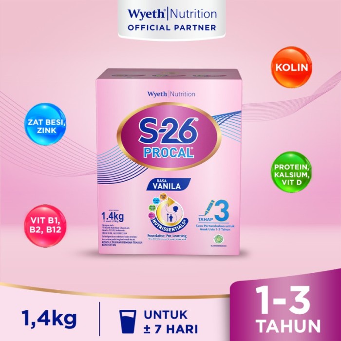 Jual S-26 PROCAL 1400gr (Citra Susu Express) | Shopee Indonesia