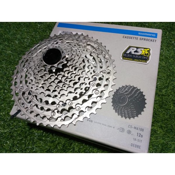 Jual Cassette Sprocket Sepeda SHIMAN0 Deore CS-M6100 12