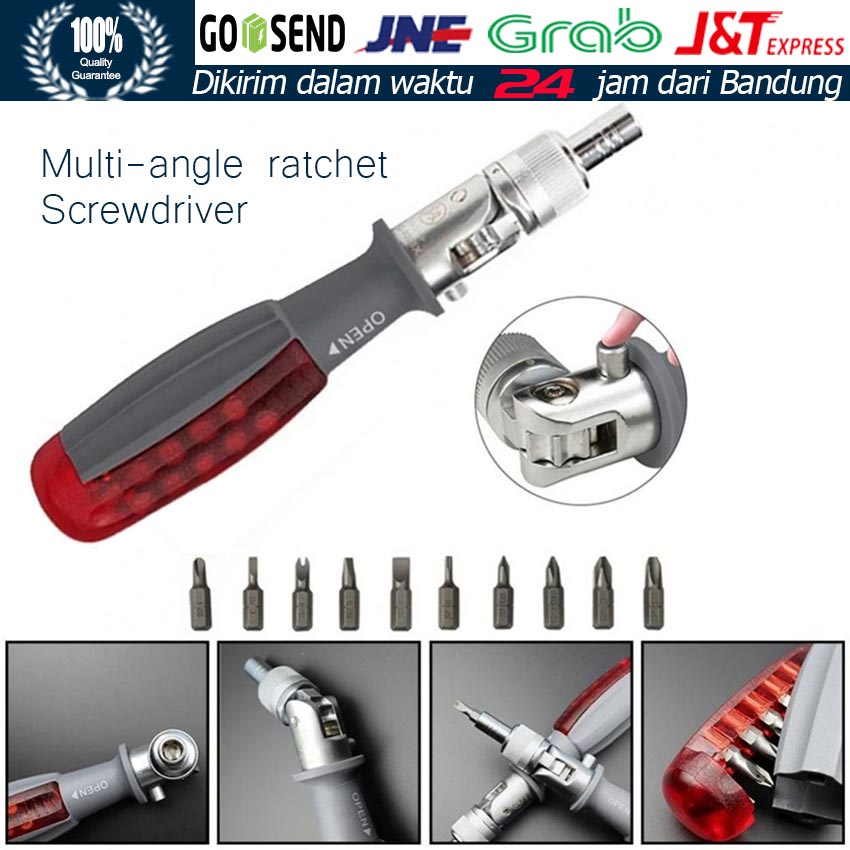 Jual Obeng Multifungsi 11 In 1 Panjang 190mm/Set Obeng Multifungsi 11 ...