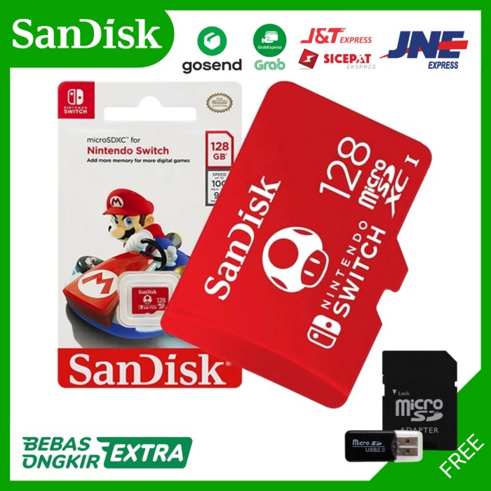 Jual Kartu Memori Gaming microSD Card Nintendo switch 128 256 512 GB 1TB 128GB Shopee Indonesia