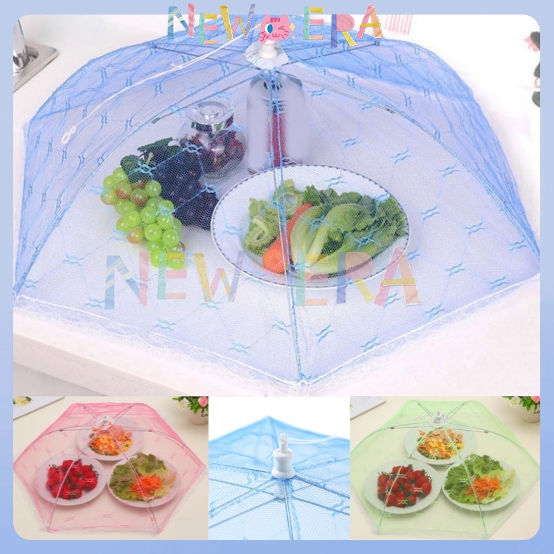 Jual NewEra Tudung Saji Lipat Umbrella Food Tudung Saji Bulat Lipat