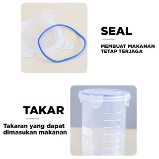 Jual Snack Storage Box Toples Kotak Snack Toples Pp Transparan