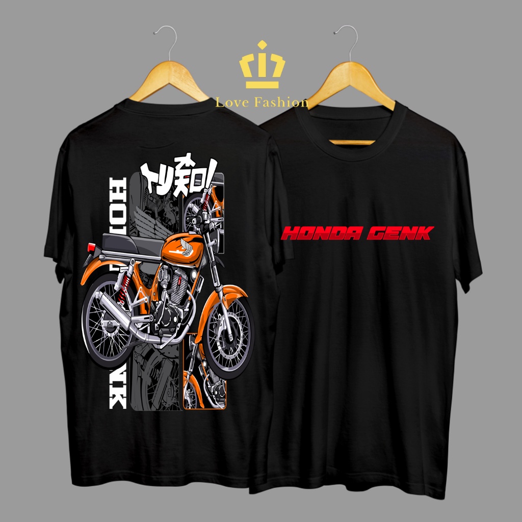 Jual Kaos Tshirt Baju Distro Motor Genk Ride Classic Premium Terbaru ...