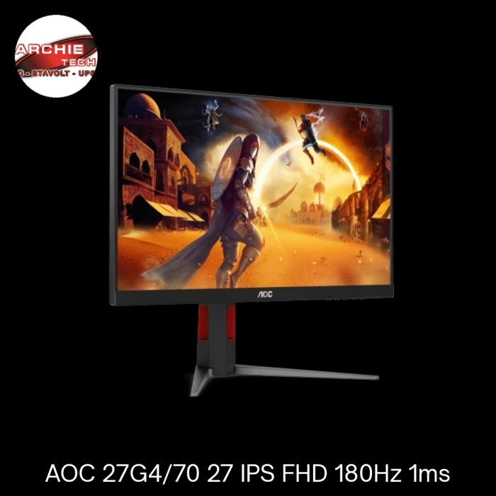 Jual Monitor LED AOC 27G4/70 27 IPS FHD (1920×1080) 180Hz 1ms | Shopee ...