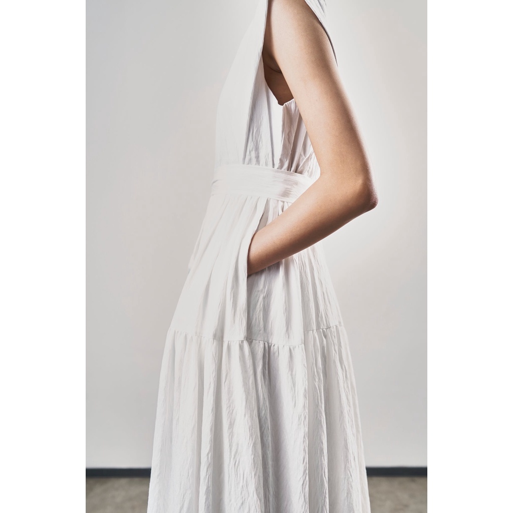 Jual PAFON Zhu Dress - Broken White | Shopee Indonesia