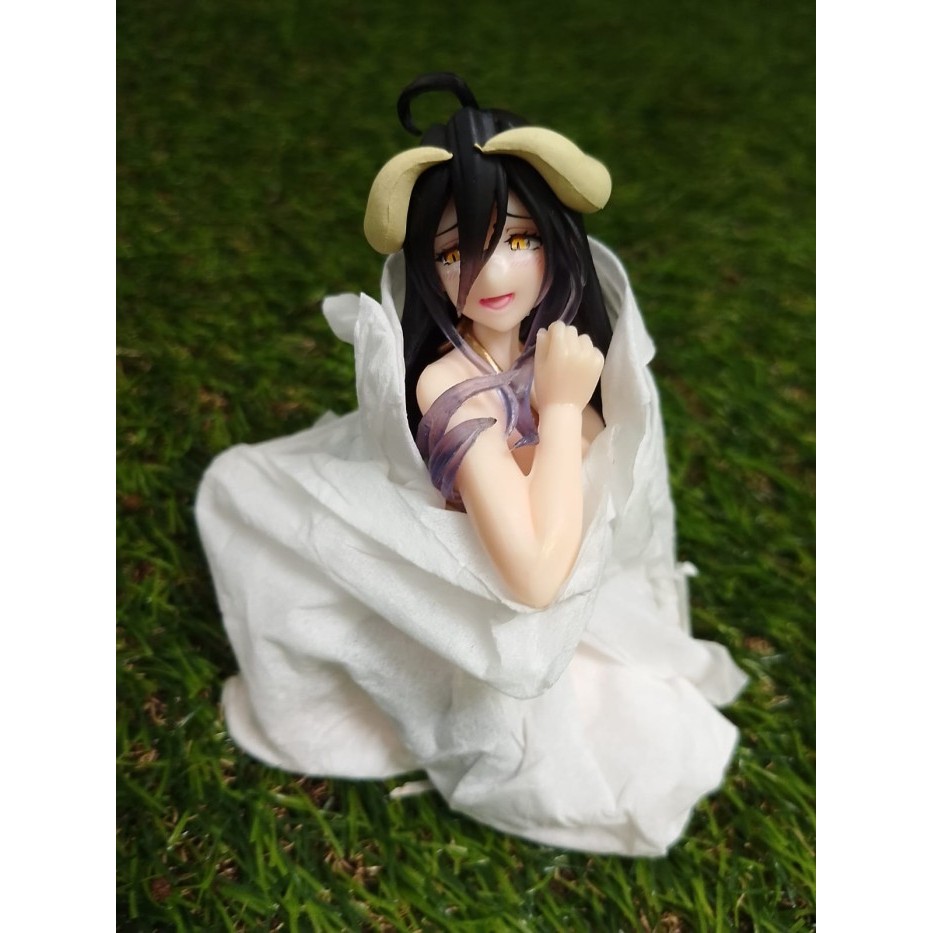 Overlord Albedo Action Figure 21,5 CM Anime Giapponese Modello di Personaggio in PVC Statue Ornamenti per Desktop Decorazione Collezione Regalo