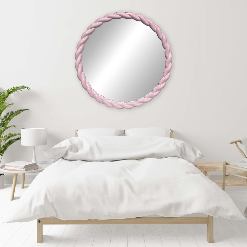 Jual Informa 60X60 cm Cermin Dinding Round - Pink Wall Mirror Kaca ...