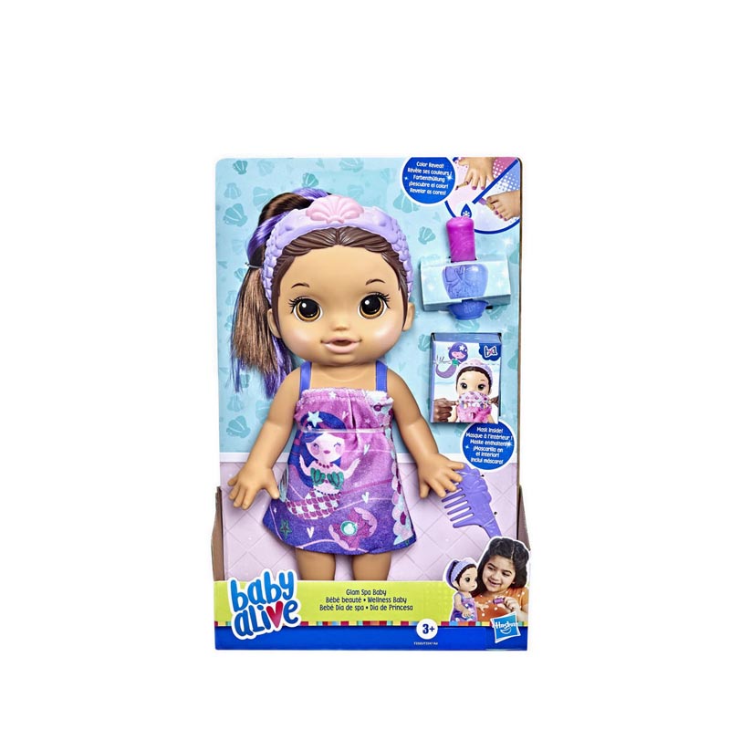 Jual Baby Alive Glam Spa Baby Doll Mermaid BYAF3565 Shopee Indonesia