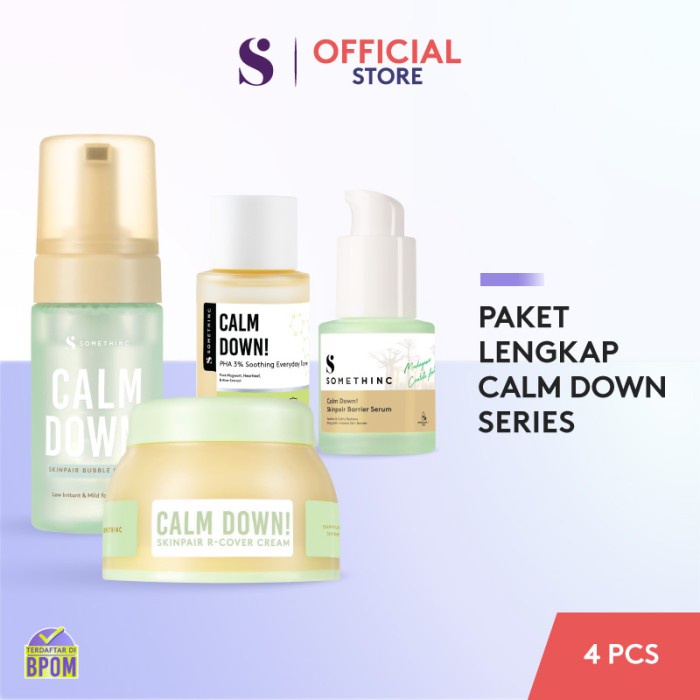 Jual Somethinc 4 Pcs Paket Lengkap Calm Down Series Shopee Indonesia