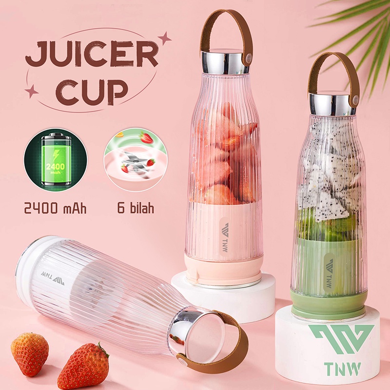 Jual TNW Juice Blender Portable 6 Pisau Juicer Botol Blender Kapsul