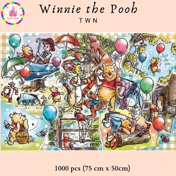 Jual Jigsaw Puzzle Disney Winnie the Pooh 1000 pcs | Shopee Indonesia