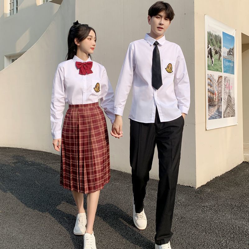 Jual Class uniform, autumn set, middle and high school students' school ...