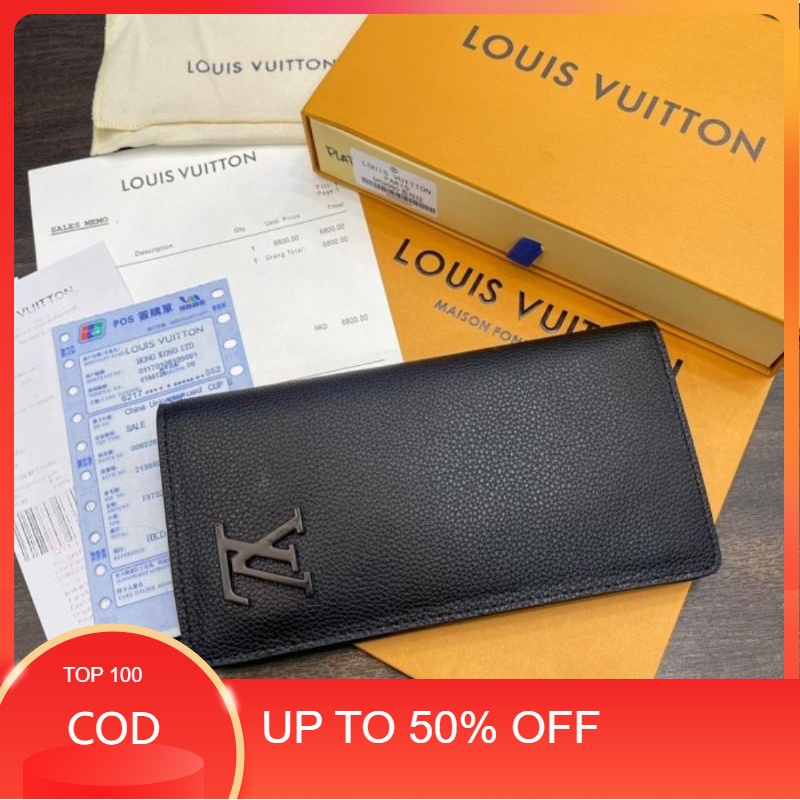 Louis Vuitton Monogram Titanium Multiple Wallet, Fesyen Pria, Tas & Dompet  , Dompet di Carousell