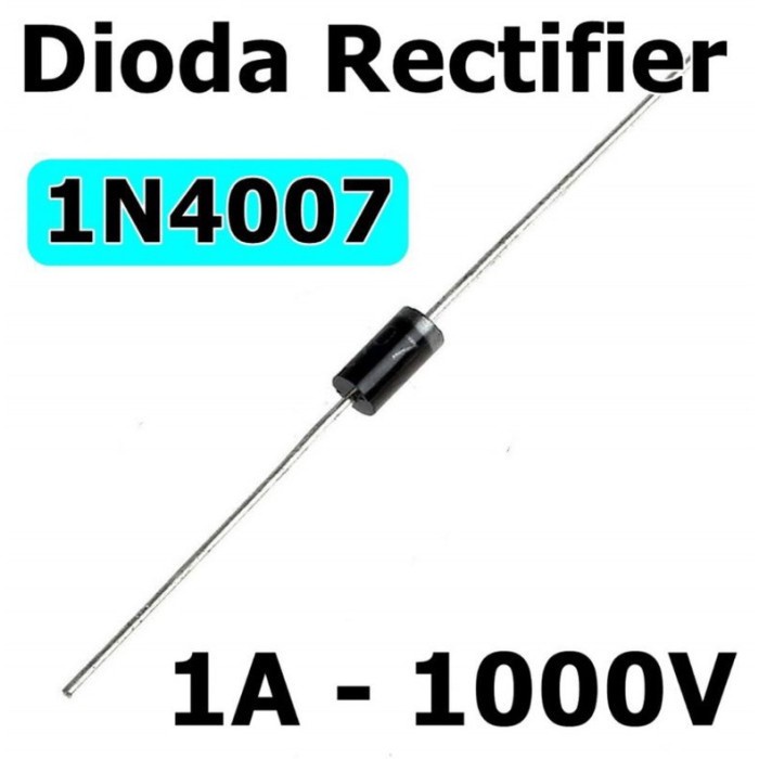 Jual (OML) Dioda 1N4007 IN4007 1N 4007 Rectifier Diode IN 4007 1A 1000V ...