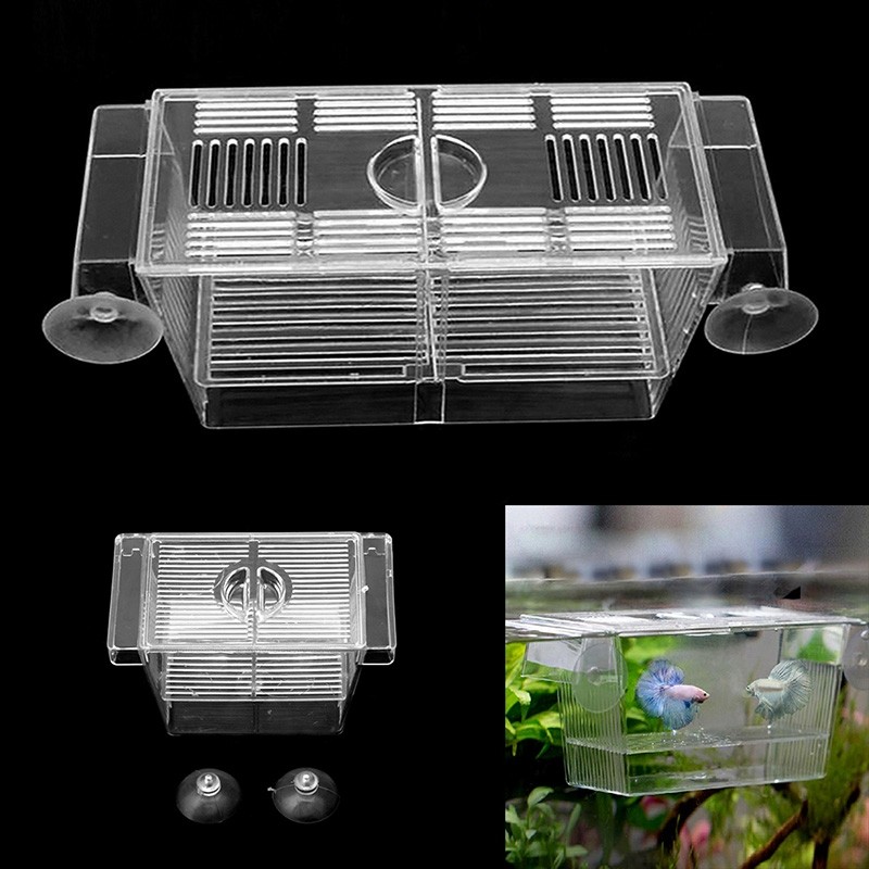 Baby Fish Separator For Aquarium 4-Chamber Fish Breeding Box