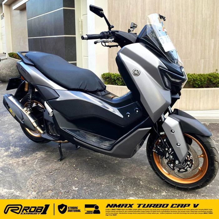 Jual KNALPOT ROB1 STANDAR RACING POWER BOOM SS YAMAHA NMAX NEW TURBO ...