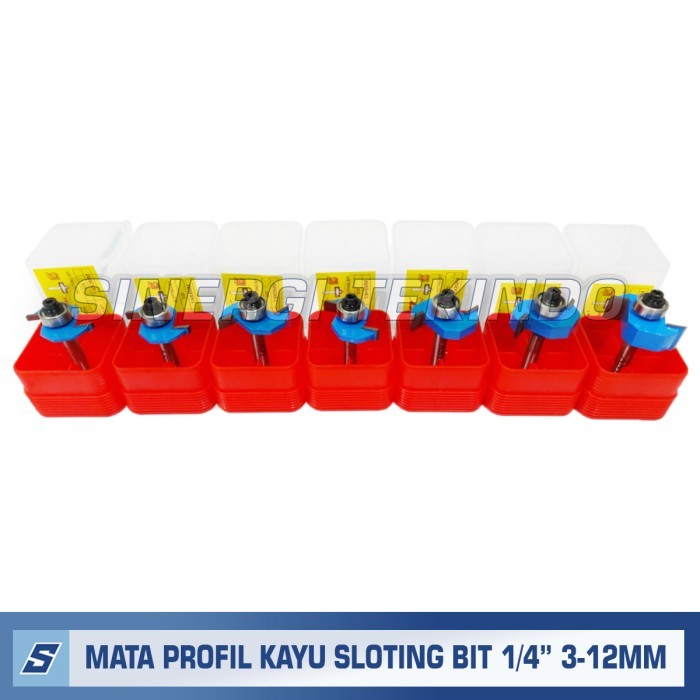 Jual Mata Profil Trimmer Kayu Sloting Bit 1/4 3 4 5 6 8 10 12 mm - AST ...