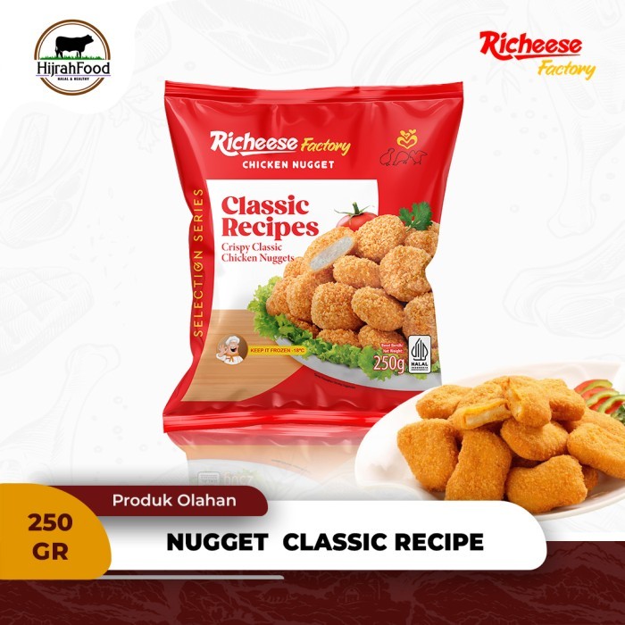 Jual Richeese Crispy Classic Chicken Nugget | Naget Ayam Classic - 250 ...