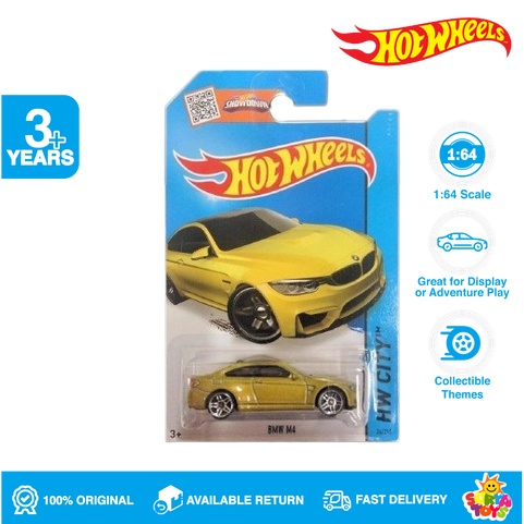 Jual Hot Wheels BMW M4 - Yellow | Shopee Indonesia