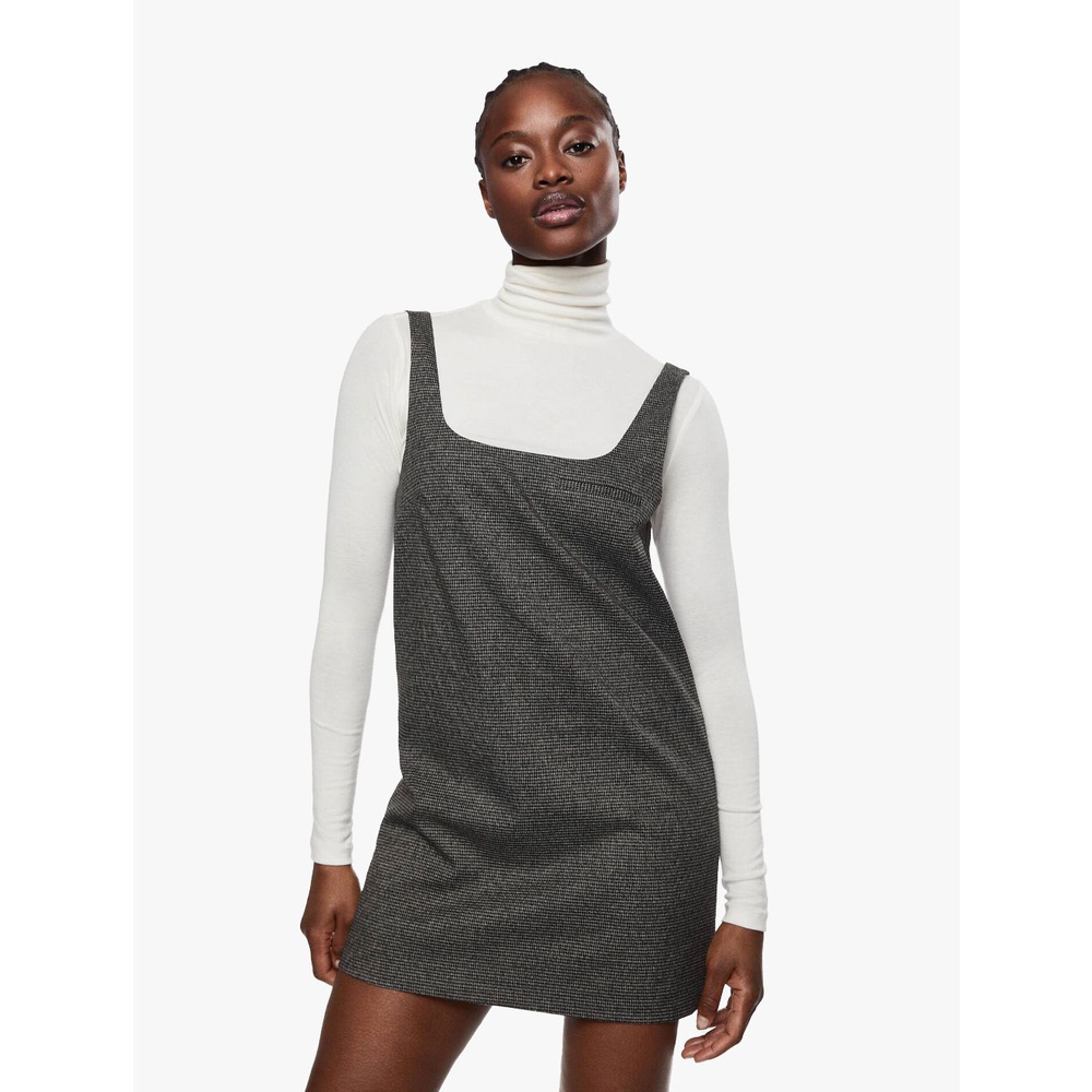 Jual MANGO DUNGAREE DRESS GRUNGE MEDIUM GREY XS Shopee Indonesia