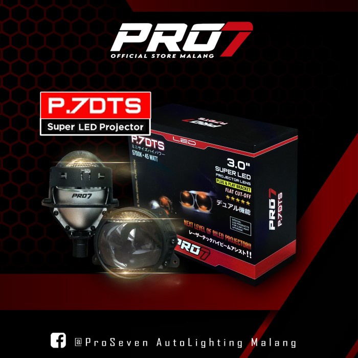Jual PRO7 P7DTS Biled Projector Blue Lens | Shopee Indonesia