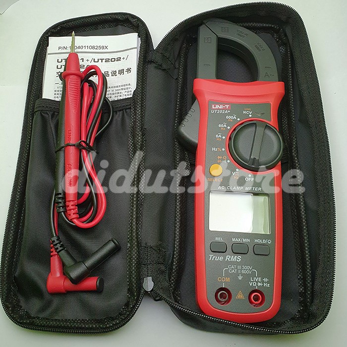 Jual Tang Ampere AC Digital digital clamp meter merk UNI-T UT-202A ...