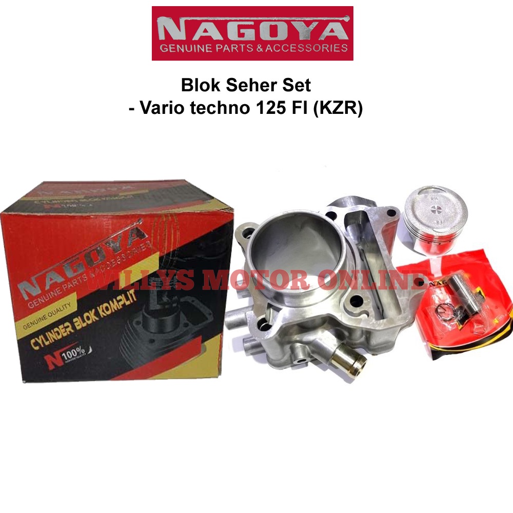 Jual Blok Seher Vario 125 FI SET Piston NAGOYA Boring Vario 125 FI Shopee Indonesia