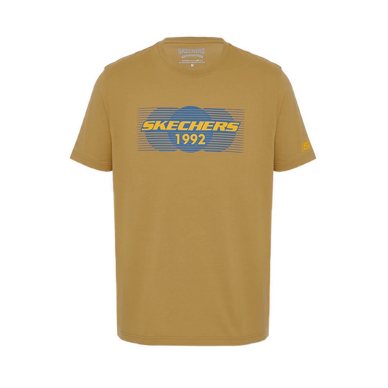 Jual Skechers Men T Shirt -Yellow | Shopee Indonesia