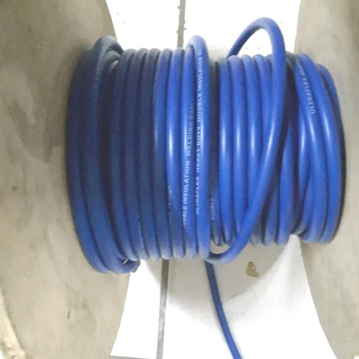 Jual Blueflex Kabel Las 25MM Full Tembaga Welding Cable Biru 25 MM ...