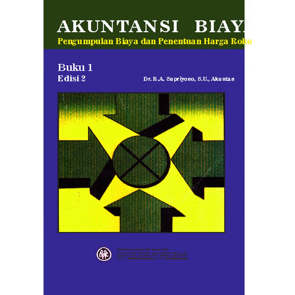 Jual Buku Akuntansi Biaya Pengumpulan Biaya Dan Penentuan Harga Pokok ...