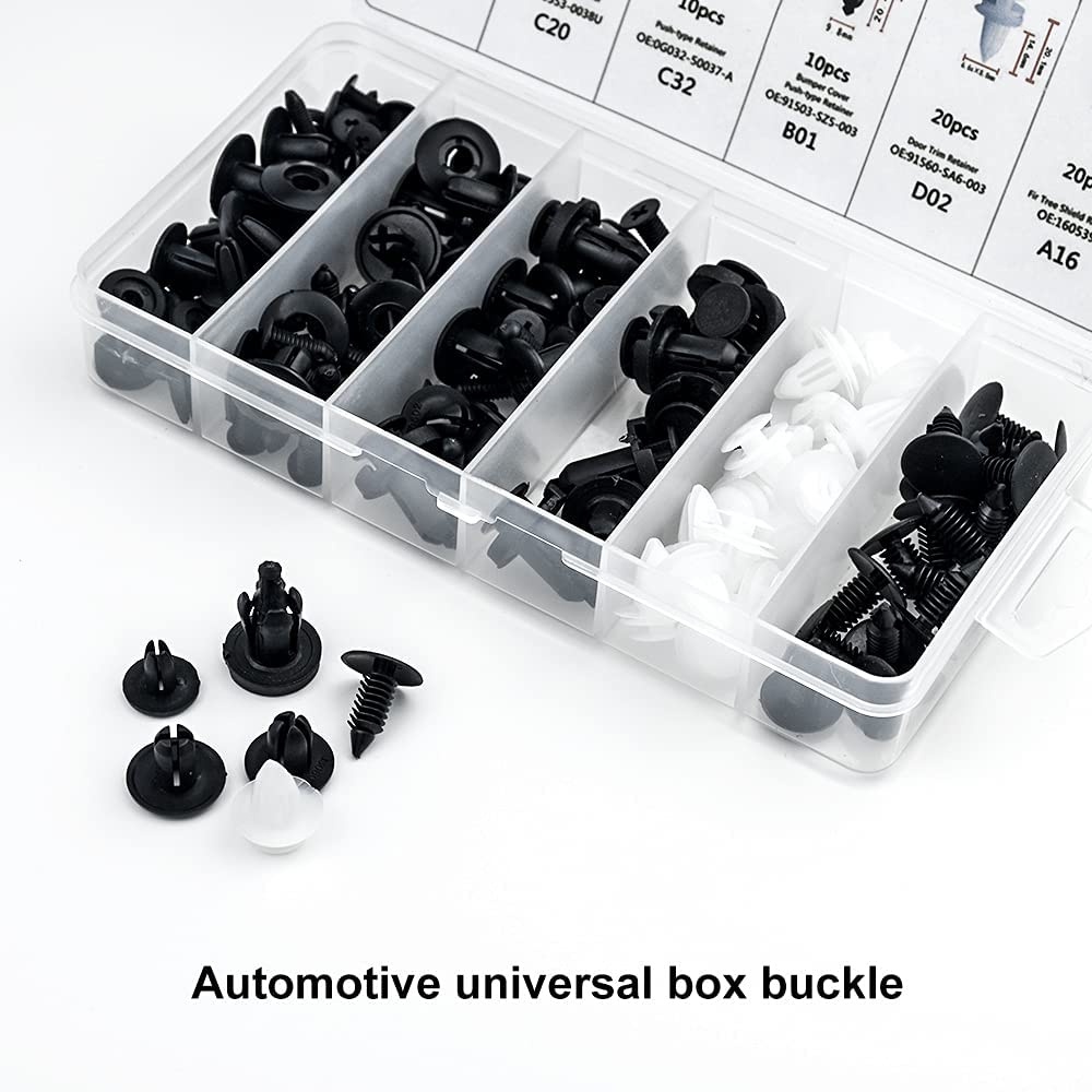 Jual 100pcs Baut Rivet Mobil Universalclip Trim Kit Mobilcar Push Pin Rivet Bumpercar 0007