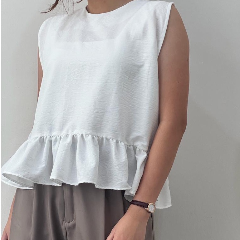 Jual INNER RUFFLE - SNOW WHITE (READY STOCK) | Shopee Indonesia