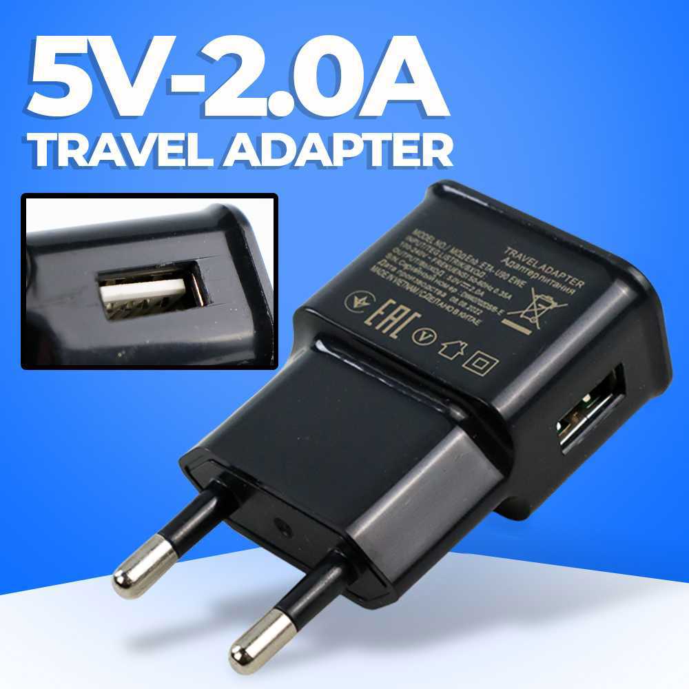 Jual Usbo Travel Adaptor Usb Charger V A For Smartphone Eta