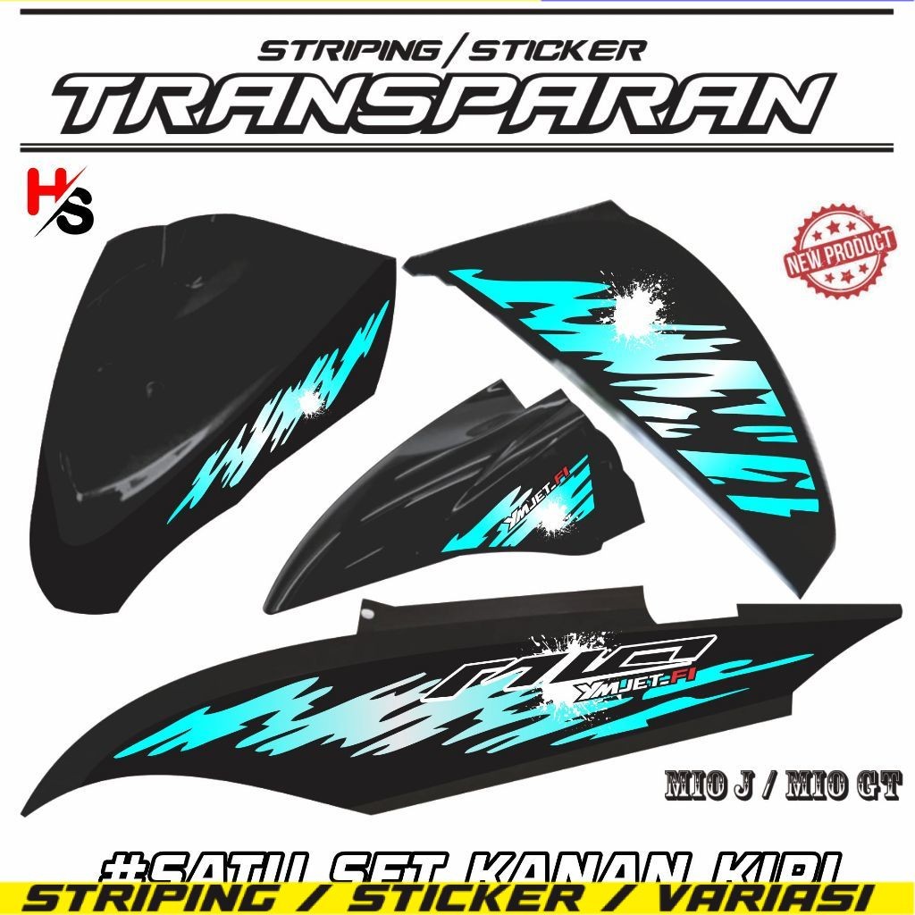 Jual MOTIP STICKER TRANSPARAN UV MOTIP MIO J/ MIO GT VARASIASI TERBARU ...