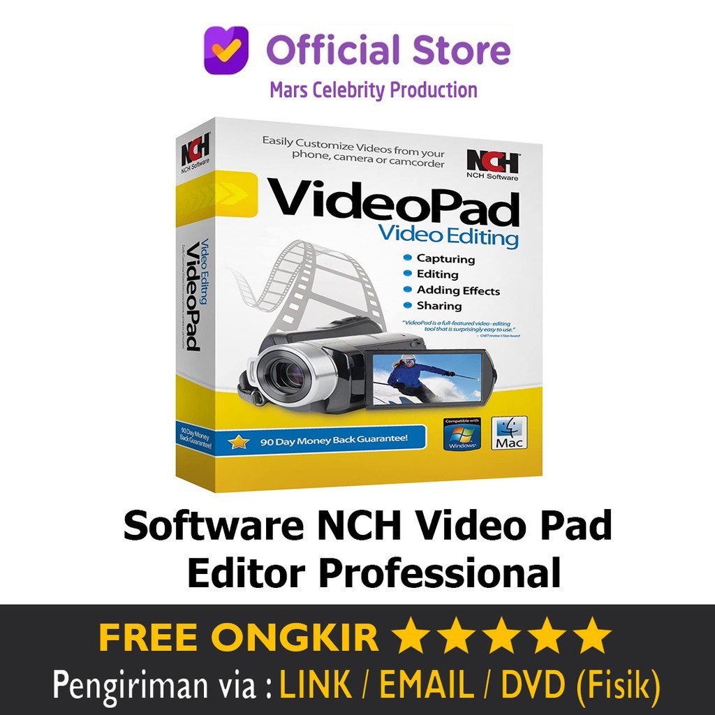 Jual Software NCH VideoPad Video Editor Professional Full Version ...