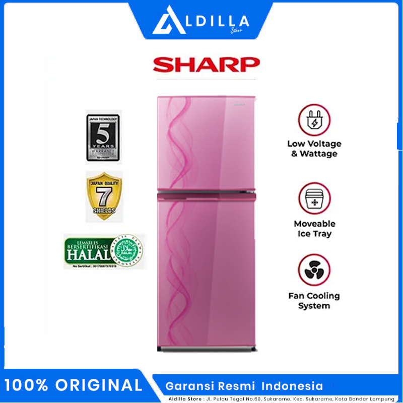 Jual Kulkas sharp 2 pintu 237ND garansi resmi | Shopee Indonesia