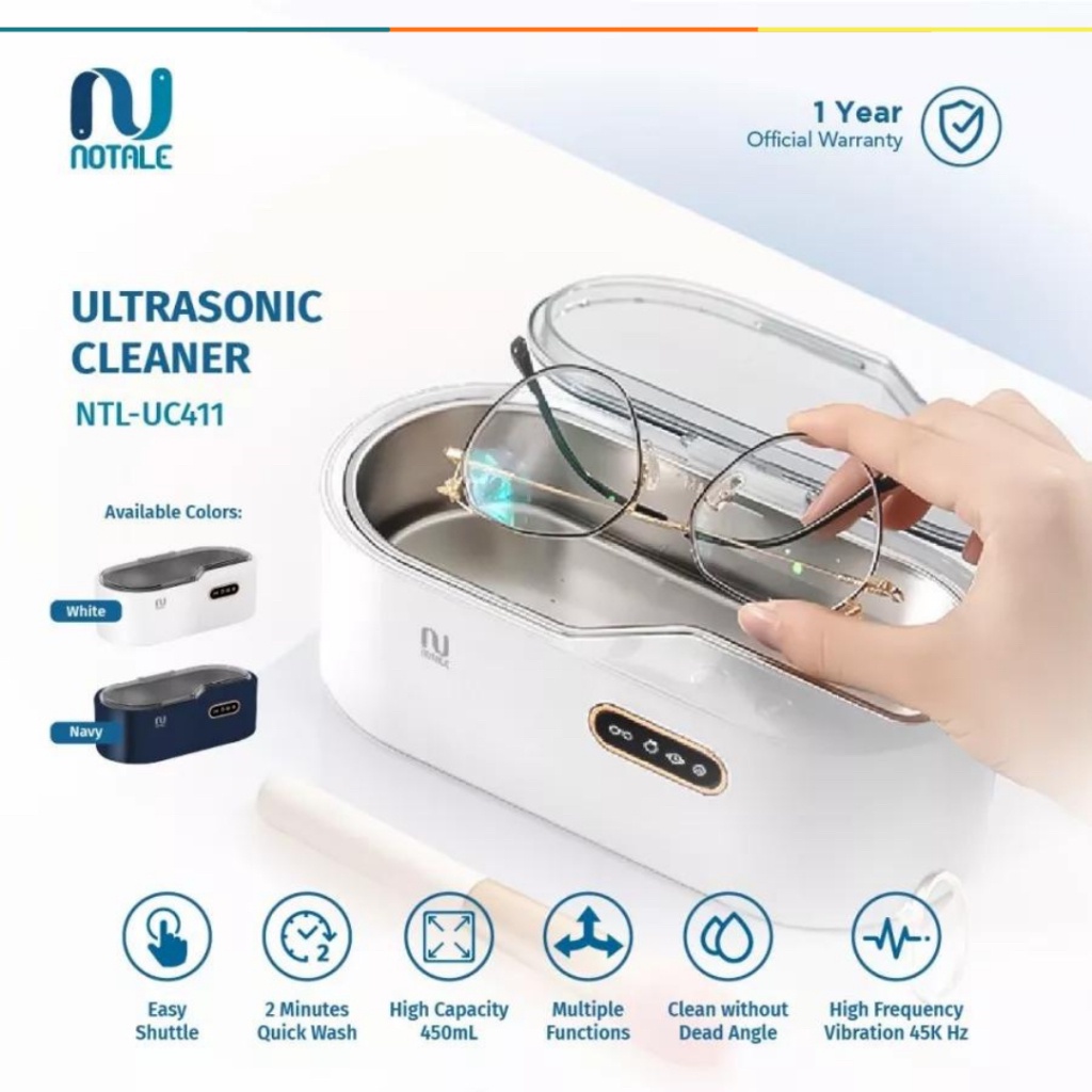 Jual Ultrasonic Cleaner Notale Multifungsi Kacamata Perhiasan glasses