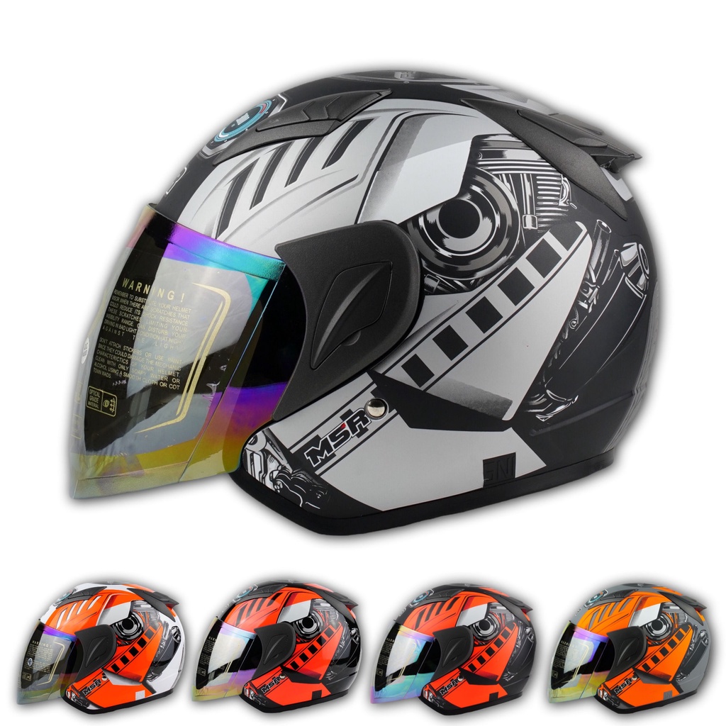 Jual Helm Motor Pria Evo SNI Helem Cowok Dewasa Motif Keren Helmet ...