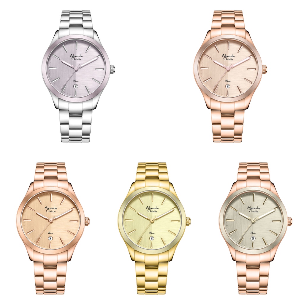 Jual ORIGINAL Jam Tangan Wanita Alexandre Christie AC 2A90 / AC2A90 ...