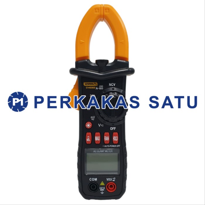 Jual Tang Ampere Digital Clamp Meter Wynns C Arus Volt Kabel Tester Shopee Indonesia